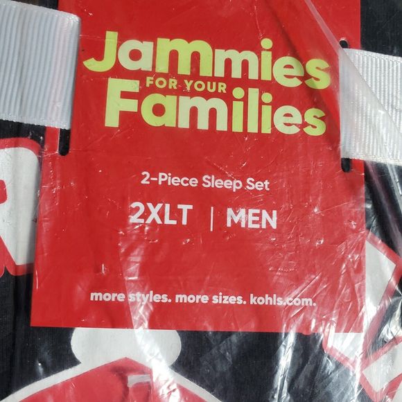 Men's Christmas Jammies For Your Family 2 Piece Sleep Set Size 2XLT - Picture 3 of 4